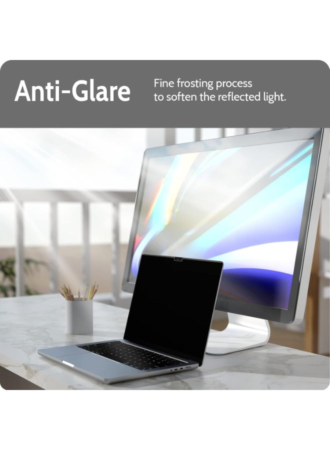 Magnetic Privacy Screen for MacBook Pro 16 Inch (2021-2025, M1, M2, M3, M4), 16inch Removable Matte Anti Blue Light Glare Private Filter Protector for Mac Pro 16.2" Laptop - Image 4